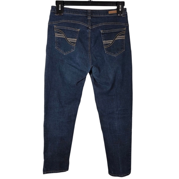 PAZZO Deep Blue Ankle Denim Size 34 - Picture 3 of 6